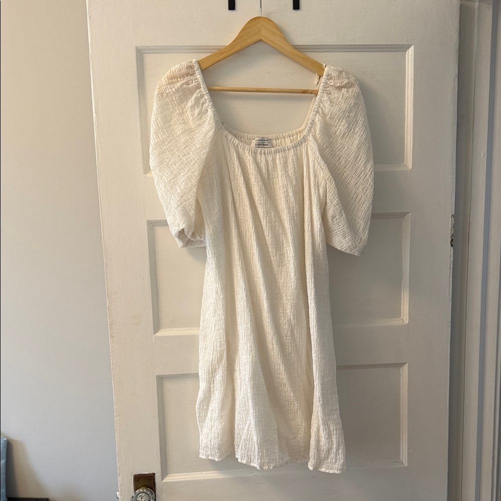 & Other Stories Puff Sleeve Mini Dress